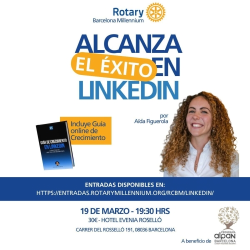 Masterclass solidaria con Aïda Figuerola Neuropsicóloga y Harvard certified leadership coach, experta en LinkedIn