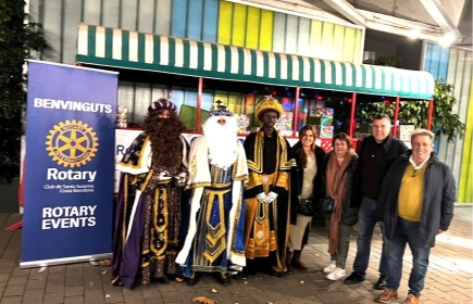 Reyes en Santa Susanna y autoridades